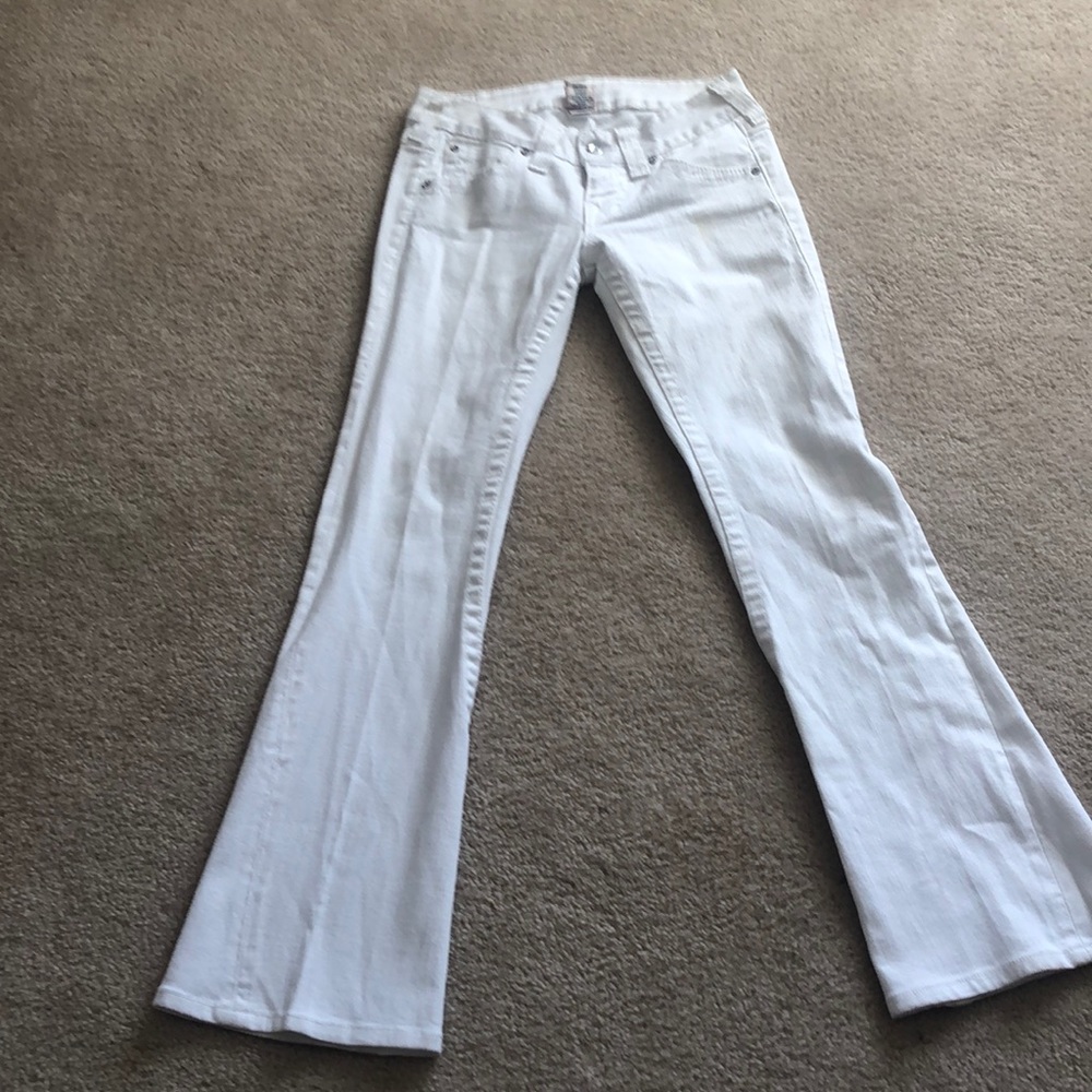 True religion white jeans
